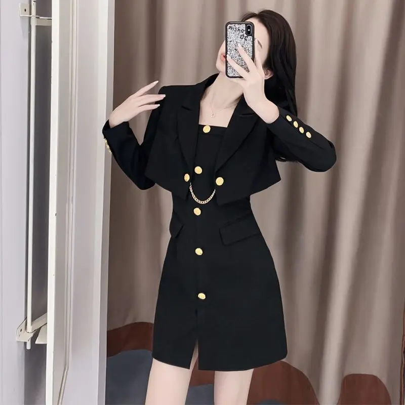 Hikigawa шикарный модный сексуальный женский Кардиган с длинным рукавом + облегающие