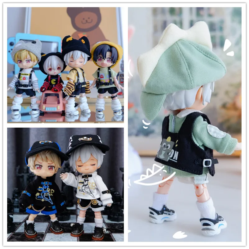 

Ob11 baby clothes eat beans suit T-shirt Molly baby clothes 12 points BJD GSC vegetarian ufdoll