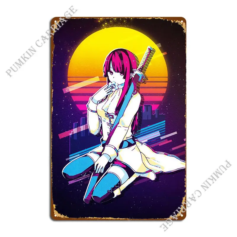 Imai Nobume металлическая табличка роспись Декор клуб бар кинотеатр оловянный знак плакат