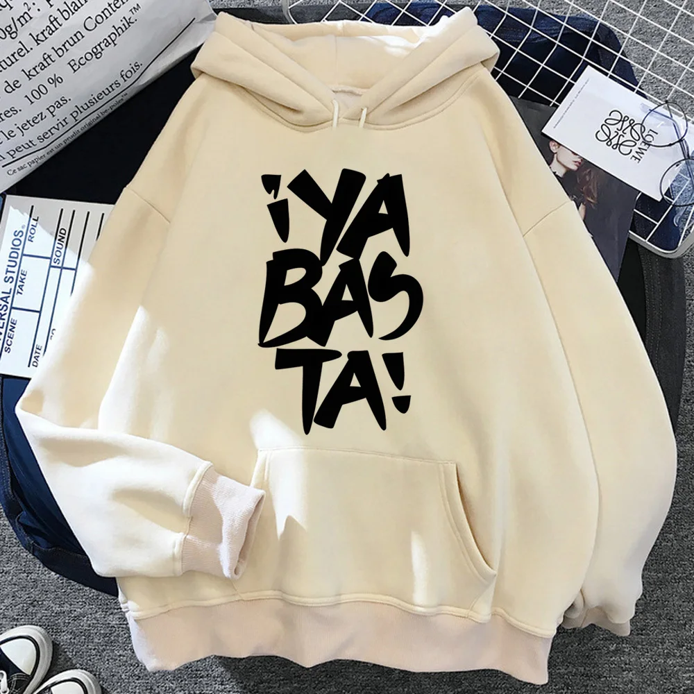 Basta hoodie patterned Japanese Y2K comic printed design girl sweatshirts graphic
