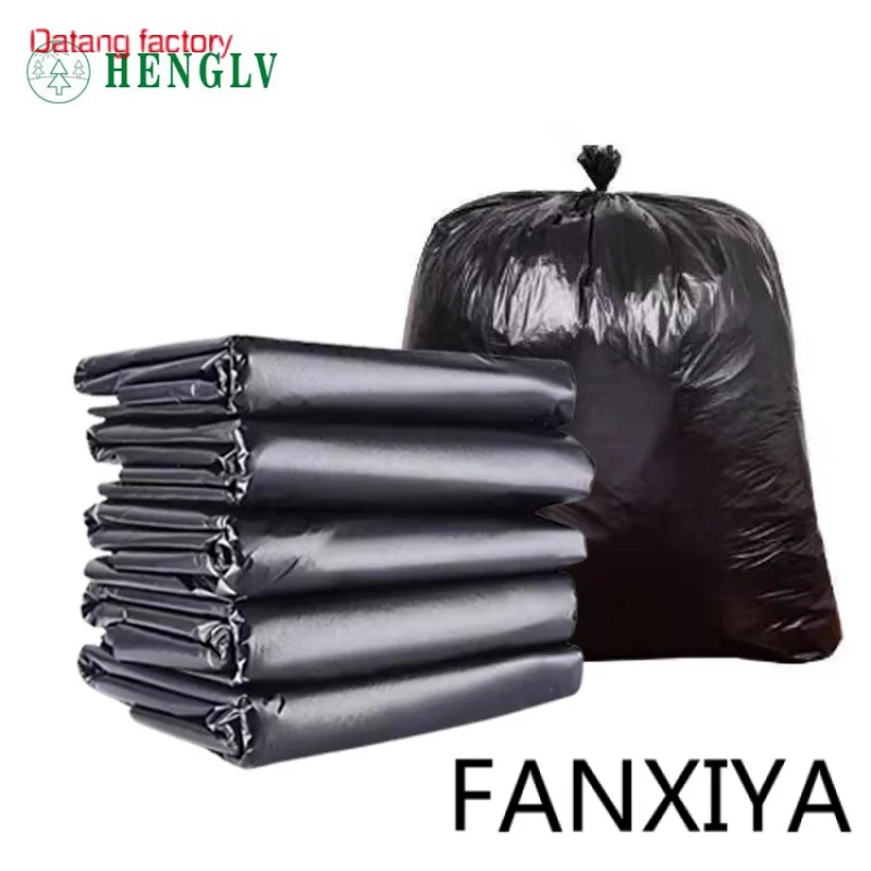 

Big Capacity Trash Bag Heavy Duty 55 Gallon Black Hotel Extra Large Commercial Garbage Bag Biodegradable Industrial Trash Bags