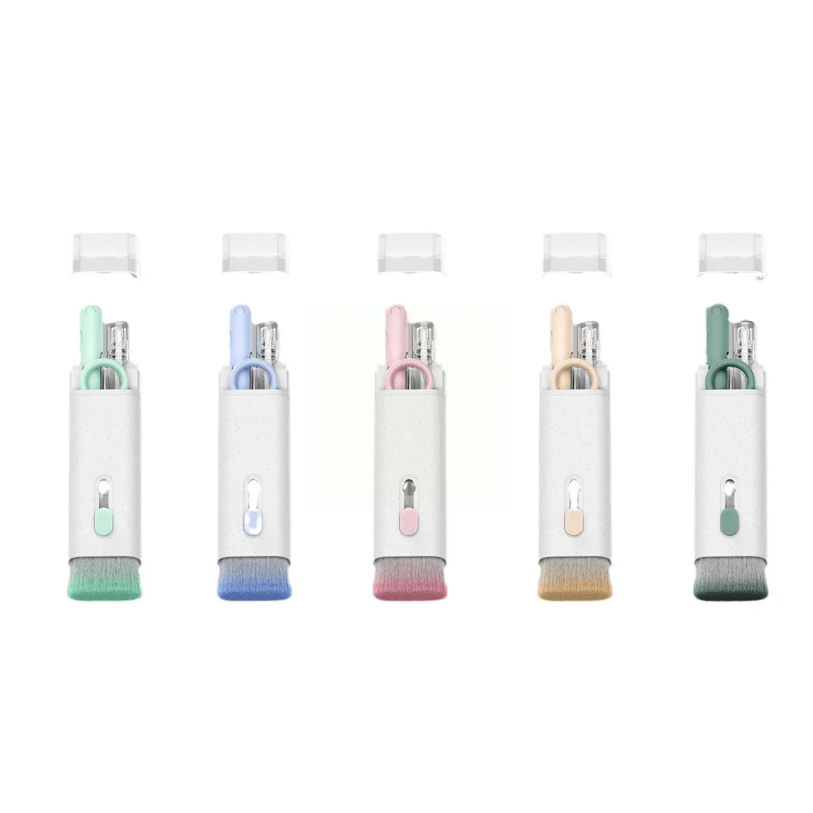 

5 In1 Keyboard Cleaning Brush Computer Earphone Cleaning Pen With Key Puller Double Head Concealed Design For PC Airpods Pr L2Y1