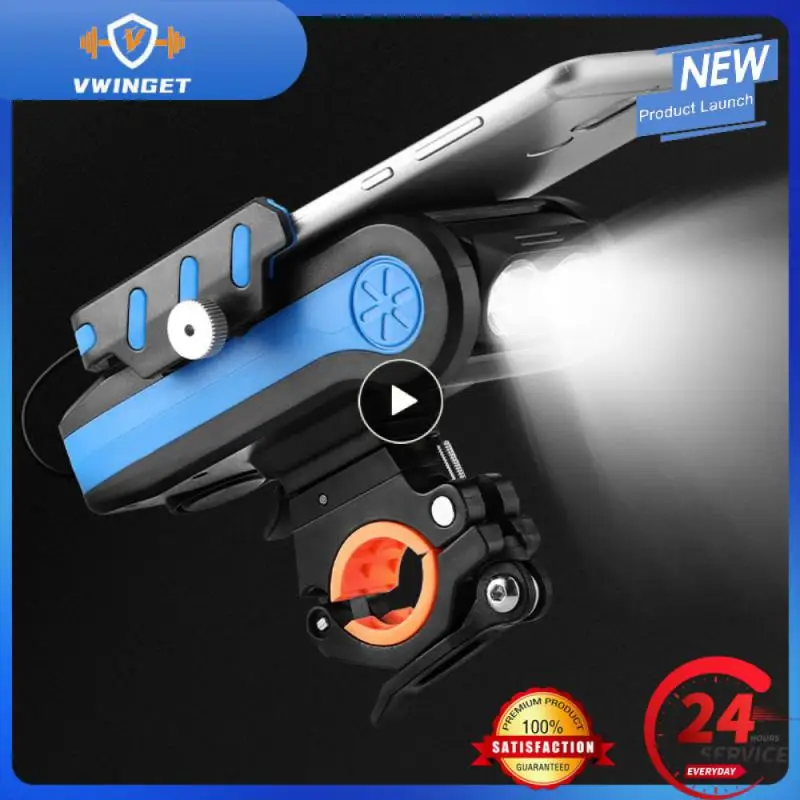 

4 в 1, многофункциональная вспышка для велосипеда, 2400 мАч