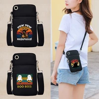 unisex wrist bag waterproof phone case iphone samsung huawei xiaomi pew graphic print collection unisex shoulder bags