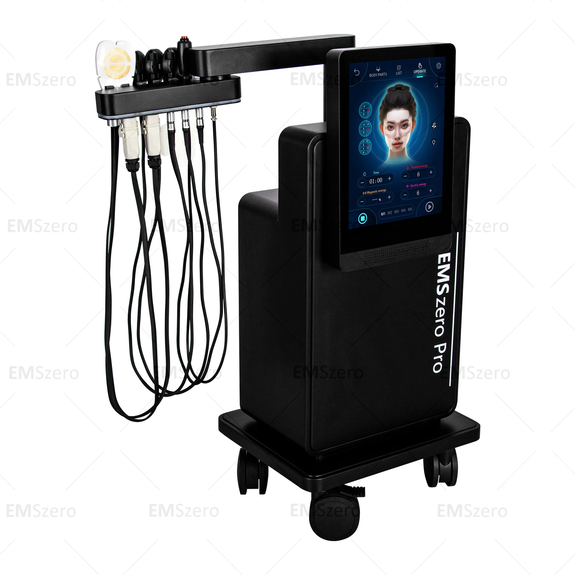 Профессиональный массажер для лица с электростимуляцией аппарат подтяжки