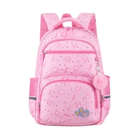 girls schoolbag princess freezer pattern 2022 new childrens backpack 7 to 12 students large capacity kids bag pink red oxford