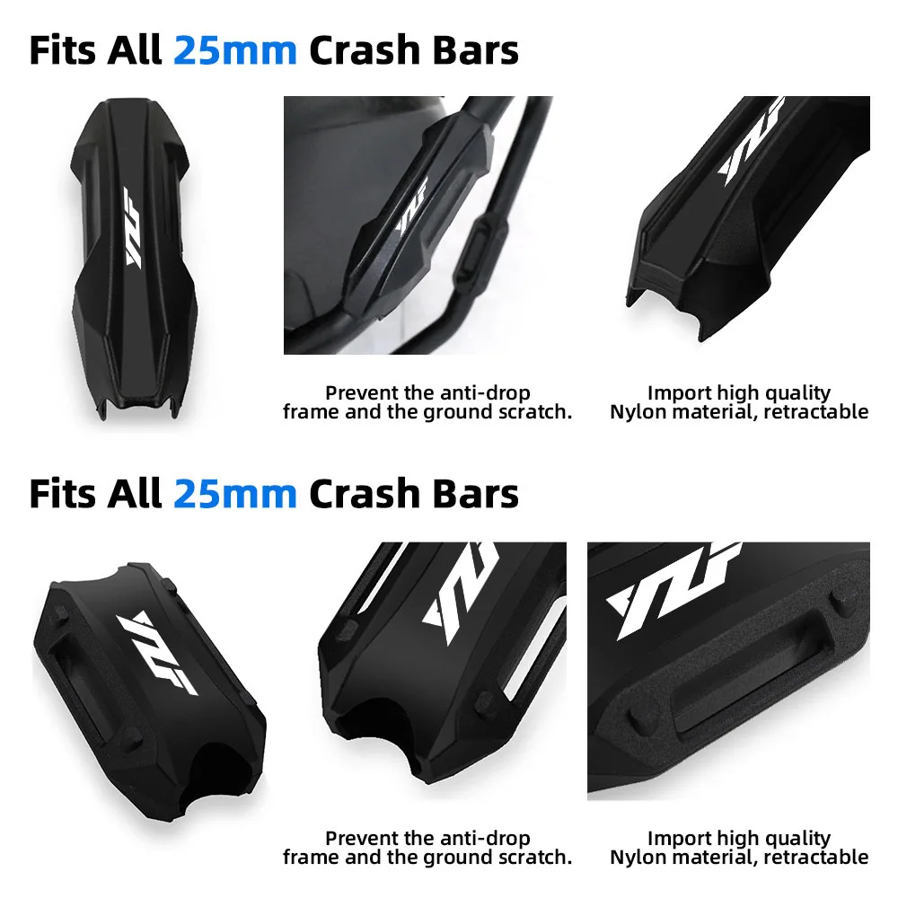 Защита двигателя мотоцикла для Yamaha YZF R1 YZFR3 R6 R7 R25 YZF-R125 R15 V3 25 мм бампер
