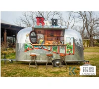 2022 new coffee mobile food cart kitchen equipment airstream food trailer for sale usa