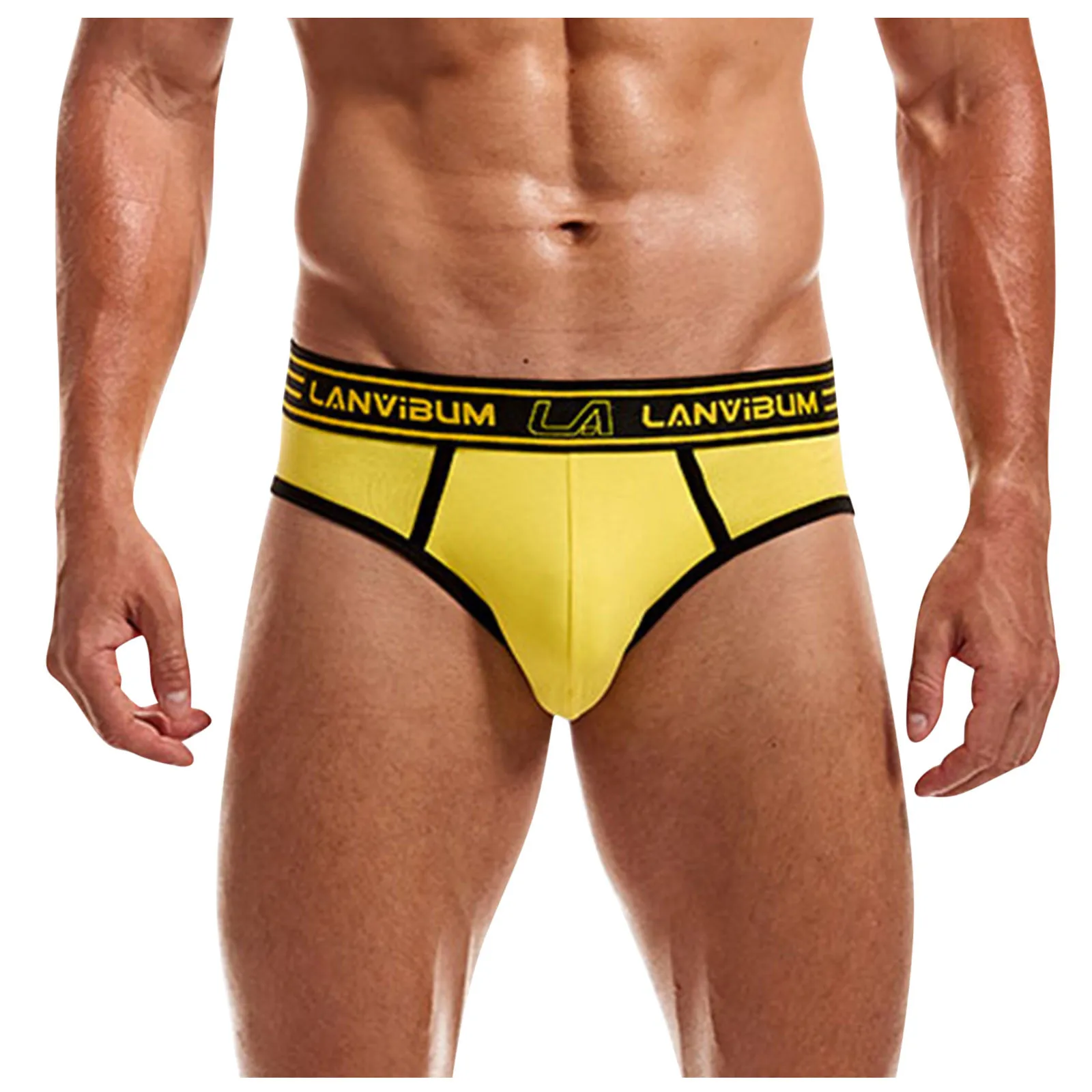 

Трусы-брифы мужские однотонные, модные пикантные трусы, шорты, нижнее белье