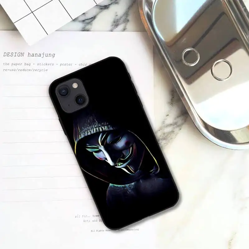 Zororong Hacker Anonymous Phone Case For iPhone 11 12 Mini 13 Pro XS Max X 8 7 6s Plus 5 SE XR Shell | Mobile Cases & Covers