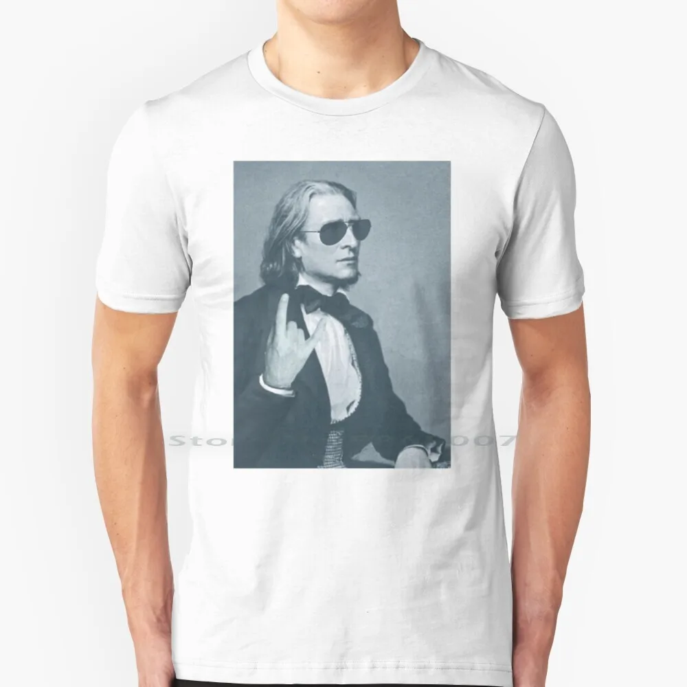 

Cool Franz Liszt T Shirt Cotton 6XL Franz Liszt Lizst Frederic Chopin Piano Pianist Classical Music Composer Green Blue Polish