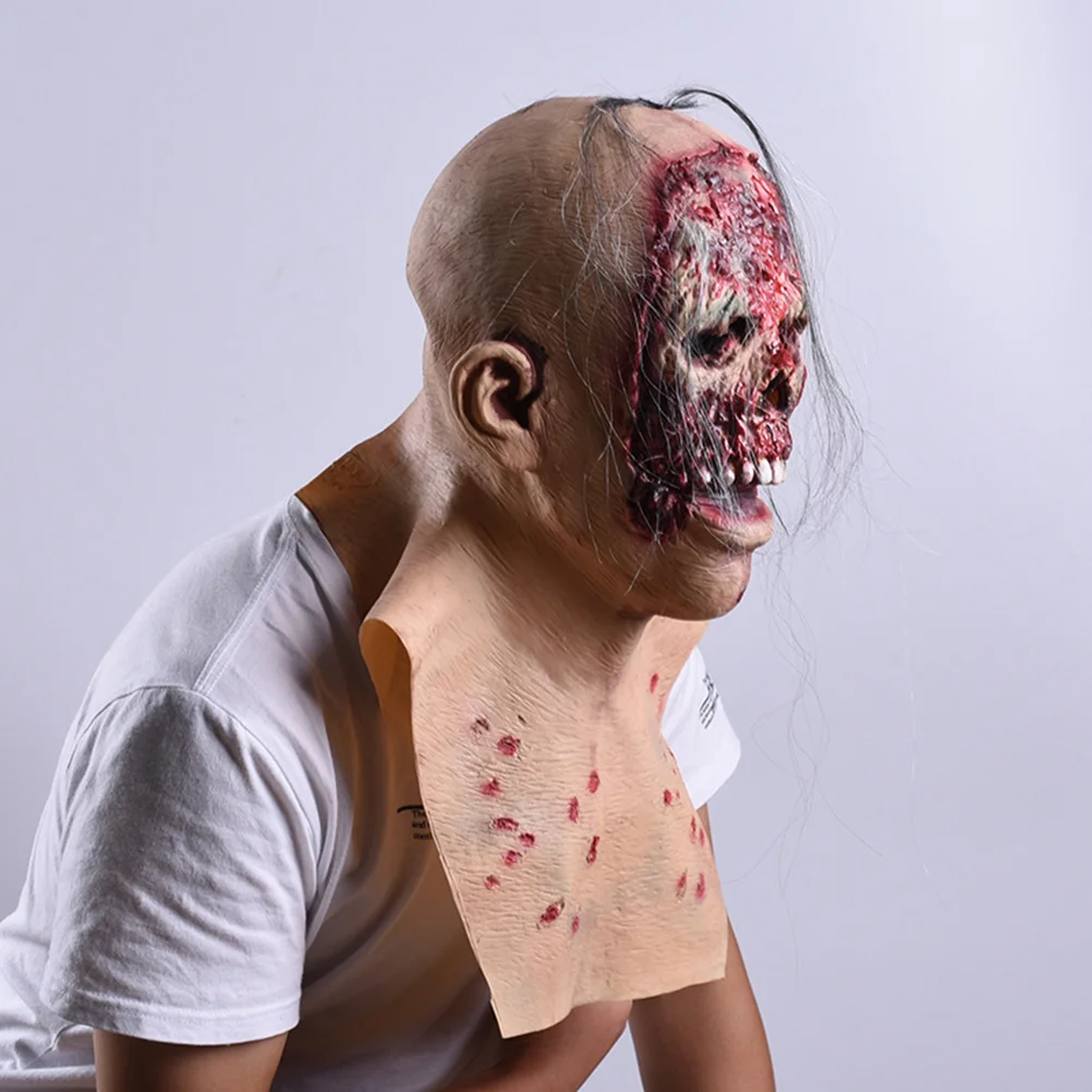 

Evil Bald Tyrant Rotface Latex for Party Haunted House Decoration