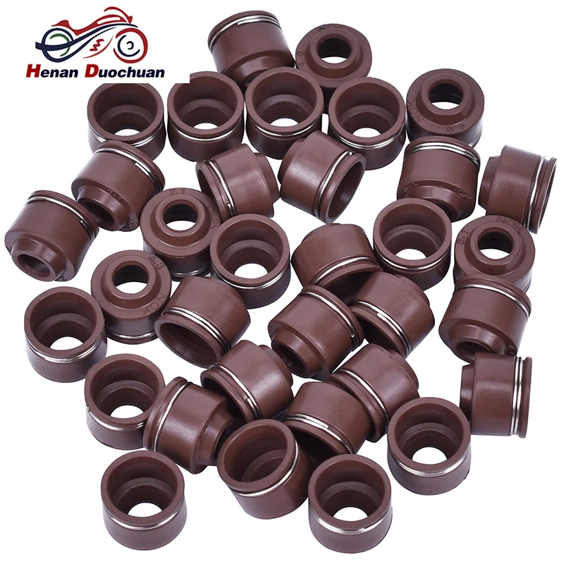 5 шт. 4 мм Уплотнение стержня клапана двигателя мотоцикла для Honda VFR400 NC30 VFR30 VFR 400 Yamaha