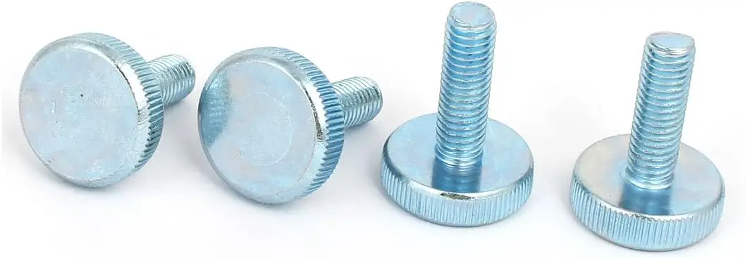 

Kidisoii M8x25 мм плоская головка с накатанной головкой полностью резьбовые винты с накатанной головкой 4 шт.