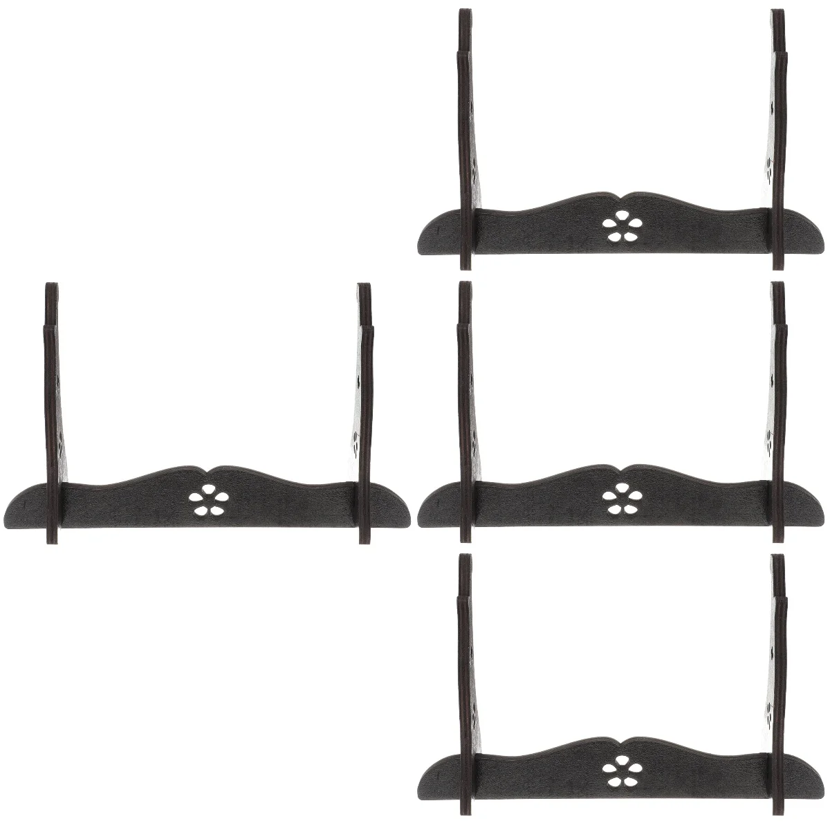 

4 Pack Japandi Decor Storage Holder Wall Hanging Decor Katana Bracket Chinoiserie Decor Swords Stand Single Layer Sword Stand