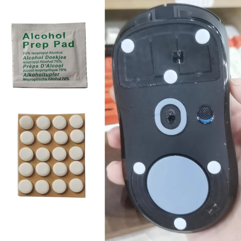 

Mouse Skates Pads 20Pcs White Rounded Curved Edges Mouse Feet Replacement for G1/MX300/M100/M235 Mouse