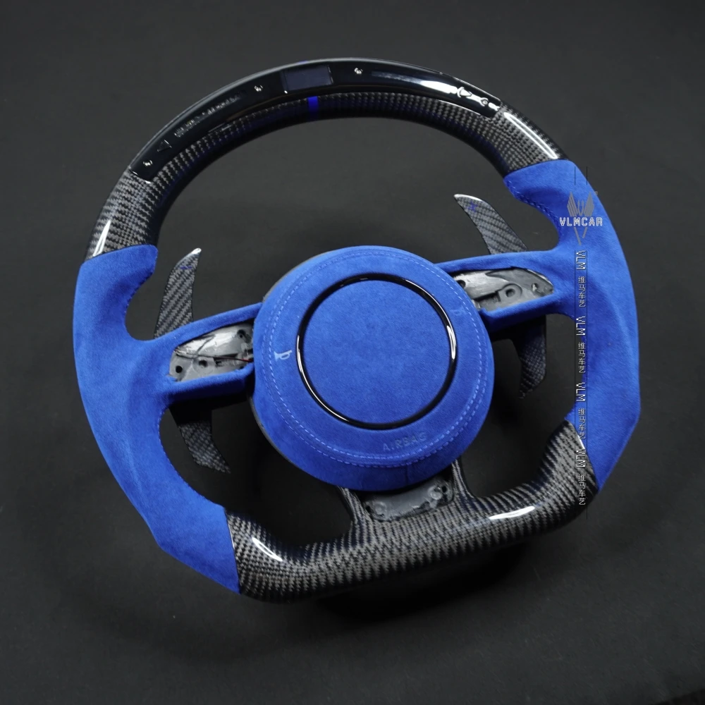 Рулевое колесо VLMCAR из углеродного волокна для Audi A1 A3 A4 A5 A6C7 A7 Performance Luxury Upgrade Perfect Fit