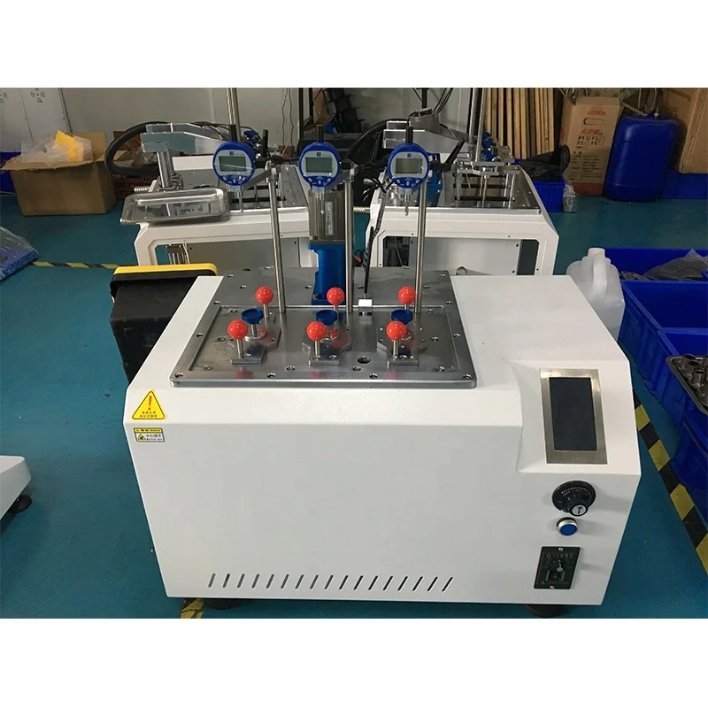 Пластиковый жесткий каучук нейлон тестер Soft Point HDT и VICAT 3 рабочие позиции