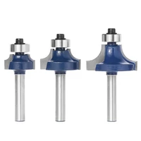 3 pcs radius 14 shank round over beading edging router bit set for woodworking drop shipping