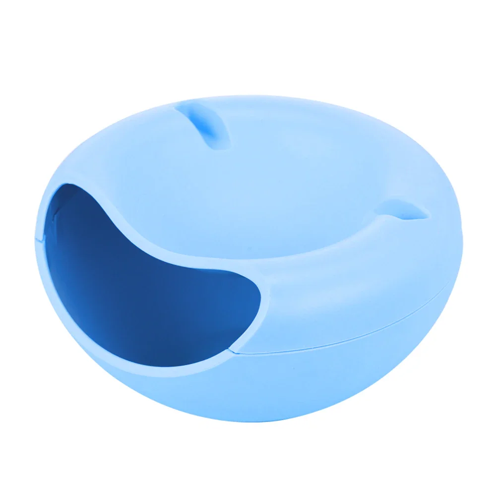 

NEW New Fruit bowl and mobile phone holder chasing workpiece tray bowl lazy snack bowl plastic double-layer snack storage box
