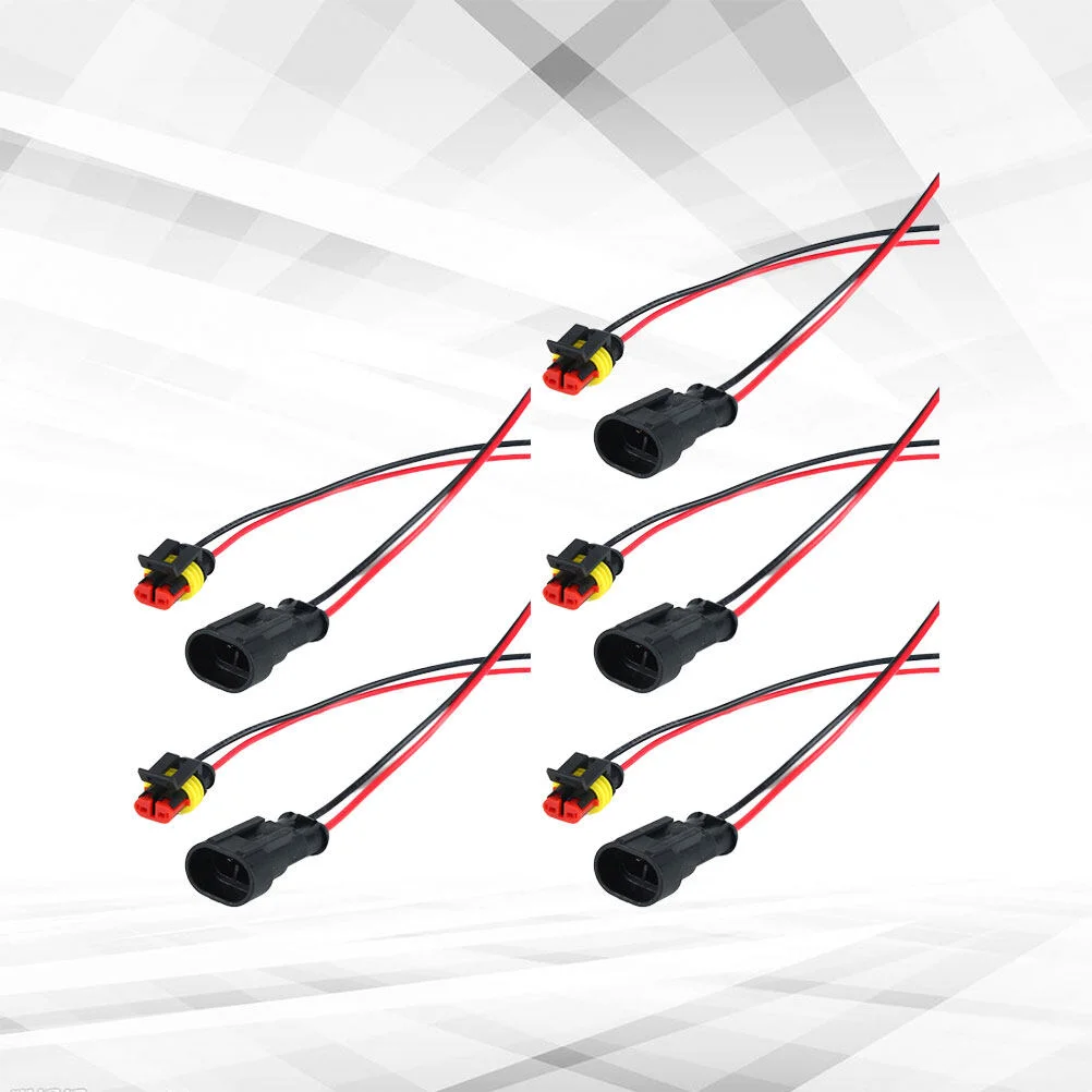 

5 Pcs Wire Connectors Automotive Plug Wiht Harness Insert Car Electrical