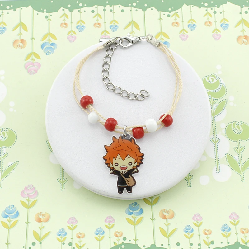 Новые браслеты Kawaii Bungo бродячие собаки аниме иконы Haruka город бусины цепочка