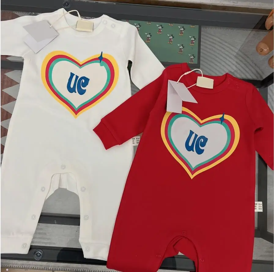 Новинка 2022 Детский бутик на весну и осень Милый хлопковый комбинезон с длинными