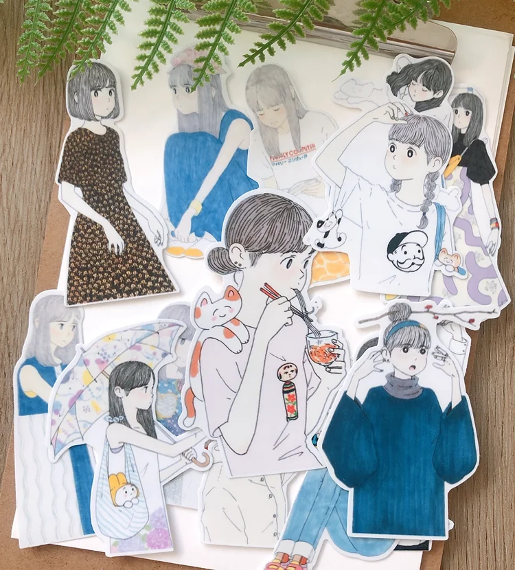 

14 шт., наклейки на одежду для девочек