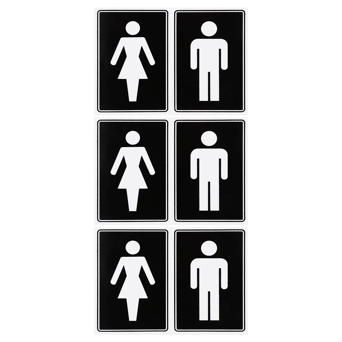 

Combo 3 Signs Signs Bathroom Male/Female 20x15 Access-A-467 F9e
