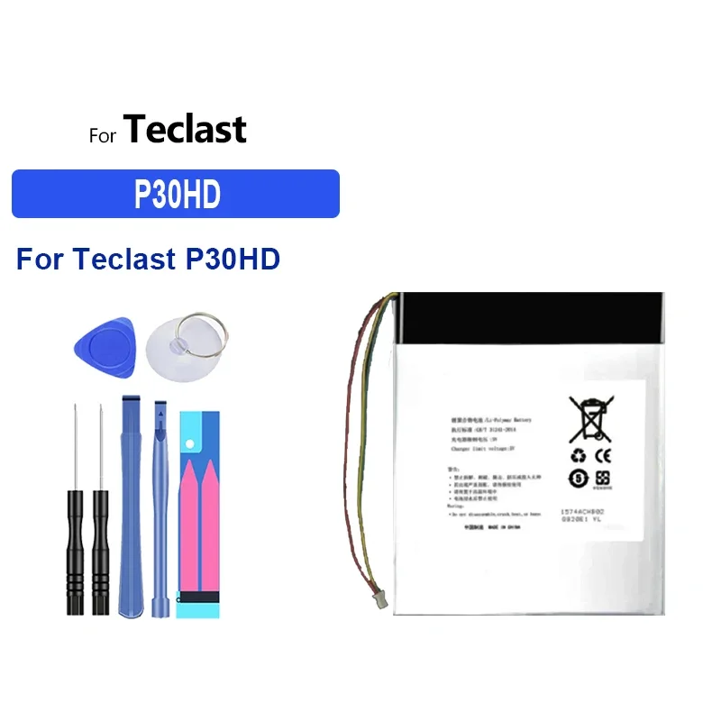 Аккумулятор 3500 мАч-8500 мАч для Teclast Tpad A10 A10T A10S T10 T20 T30 T13 Tbook 16 Power P30HD F15S F5 2666144 УТЛ- 2778180