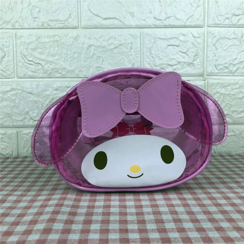 

Kawaii Sanrio Hello Kitty Stitch Bags Shoulder Bag Cute Girl Pu Shoulder Crossbody Storage box Children Messenger Waist wallet