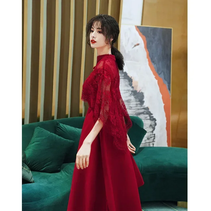 Традиционный китайский реквизит для фотосъемки невесты с кружевным бантом