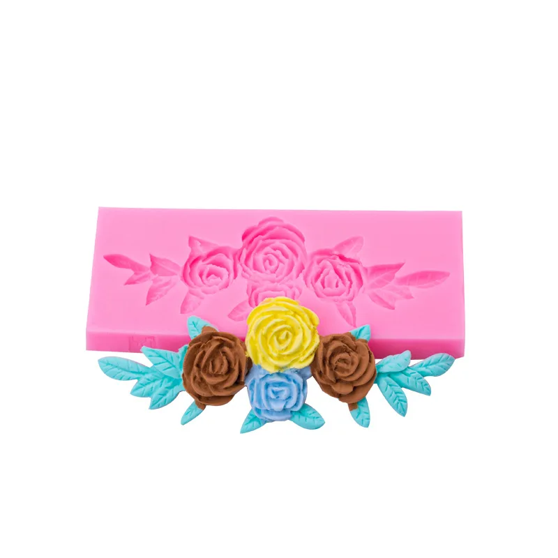 

Силиконовые 3D формы для помадки, конфеты, свадебная форма для кухни, форма для выпечки из смолы