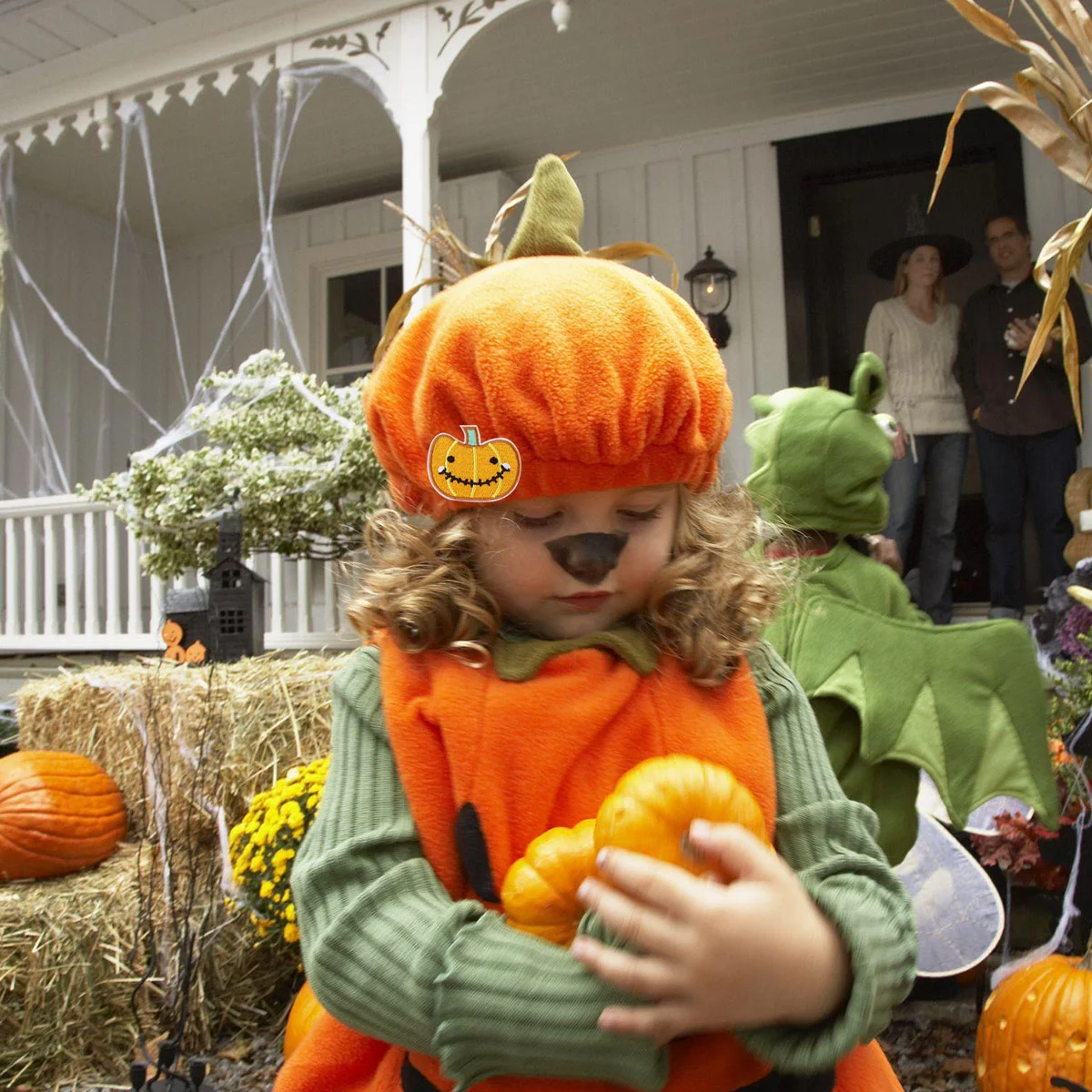 

Patch Patchesiron Pumpkinapplique Embroidery Diy Craft Embroidered Appliques Sewing Sew Decorative Decalsclothes Jackets Badges