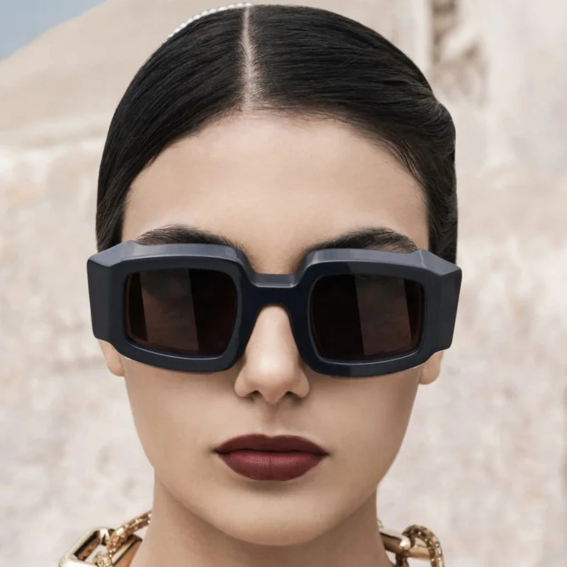 

New Fashion Irregular Sunglasses Women Men Punk Glasses 2023 Luxury Brand Vintage Steampunk Glasses Oversize Shades Gafas De Sol