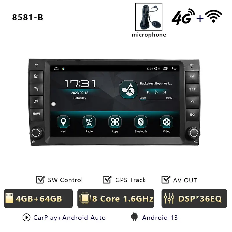 

Автомобильная магнитола CHSTEK, видеопроигрыватель Qualcomm, мультимедийный DVD-проигрыватель, Carplay аудио для Porsche Cayenne 955 957 9PA 2002-2010, замена