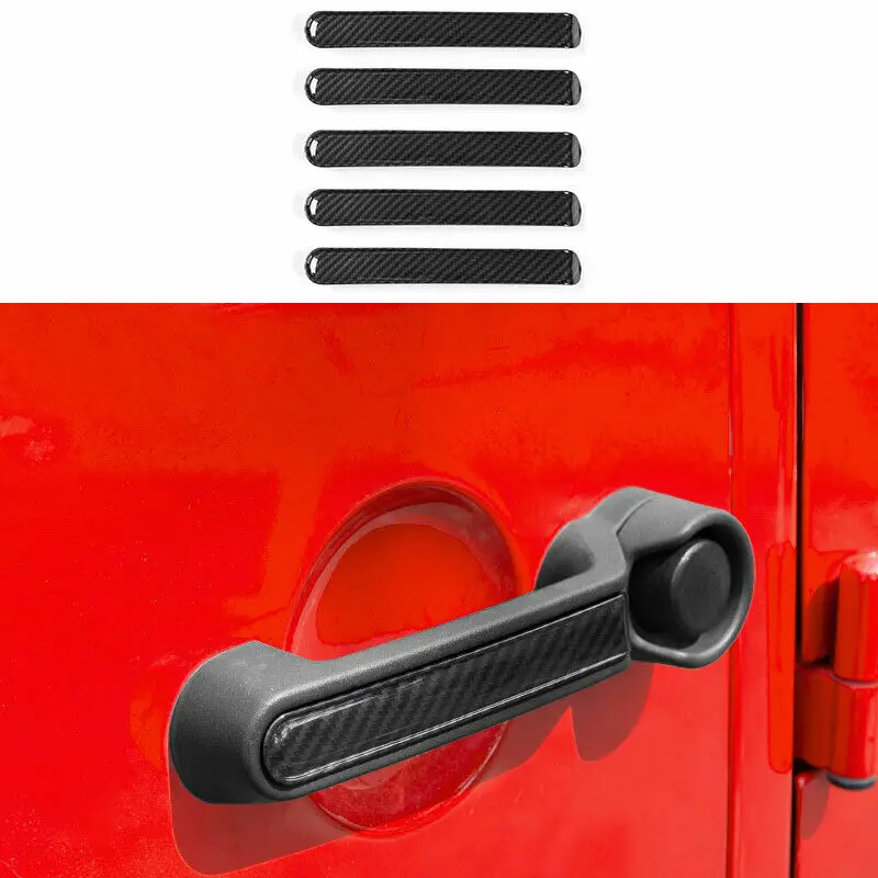 

Наружная дверная ручка из углеродного волокна для Jeep Wrangler 4DR JK 2007-2017