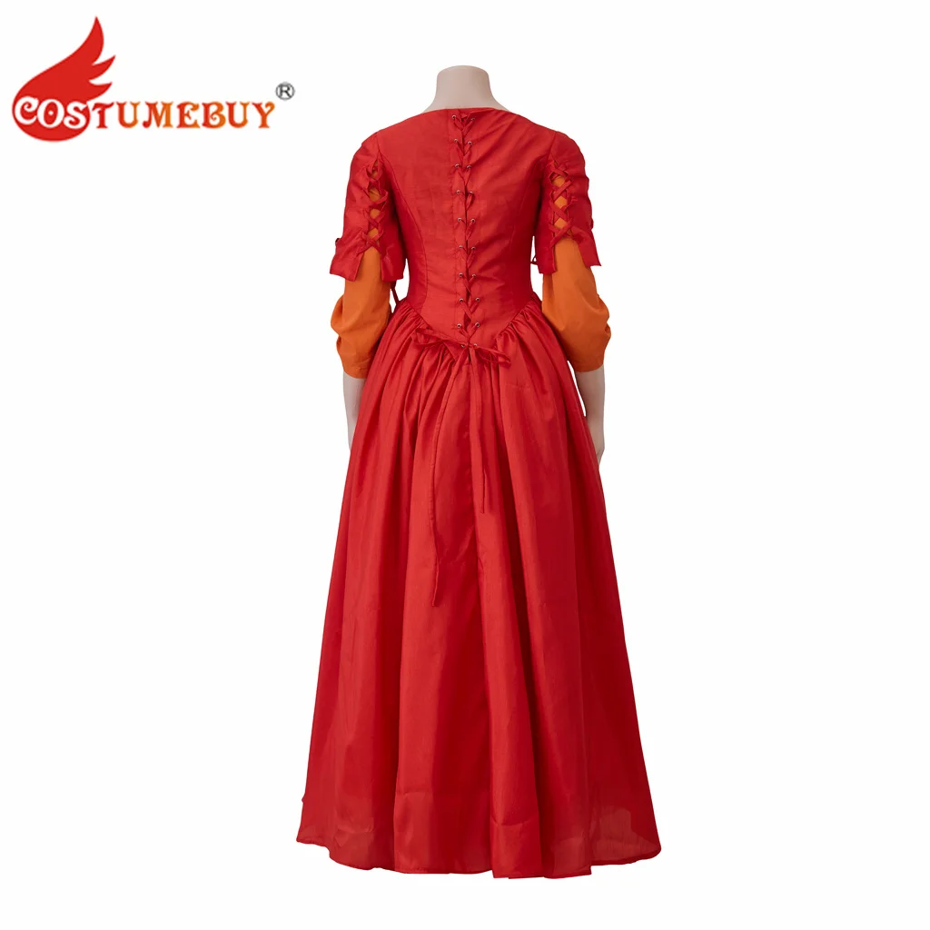 Музыкальный костюм Гамильтона для косплея Марии Рейнольдса красный сцены