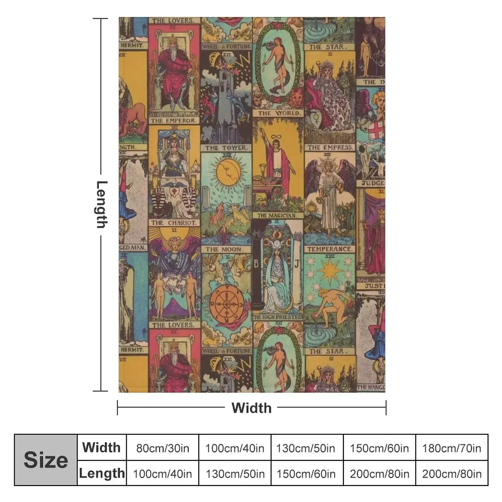 Винтажное лоскутное одеяло The Major Arcana of Tarot свободные модные диваны для дивана