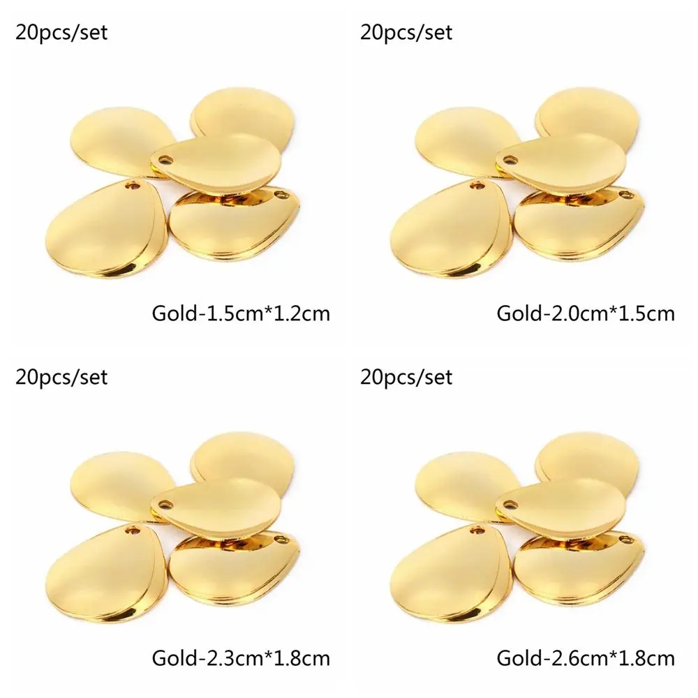 Вибрирующие Блестки для ловли окуня гладкие никелевые металлические капли воды