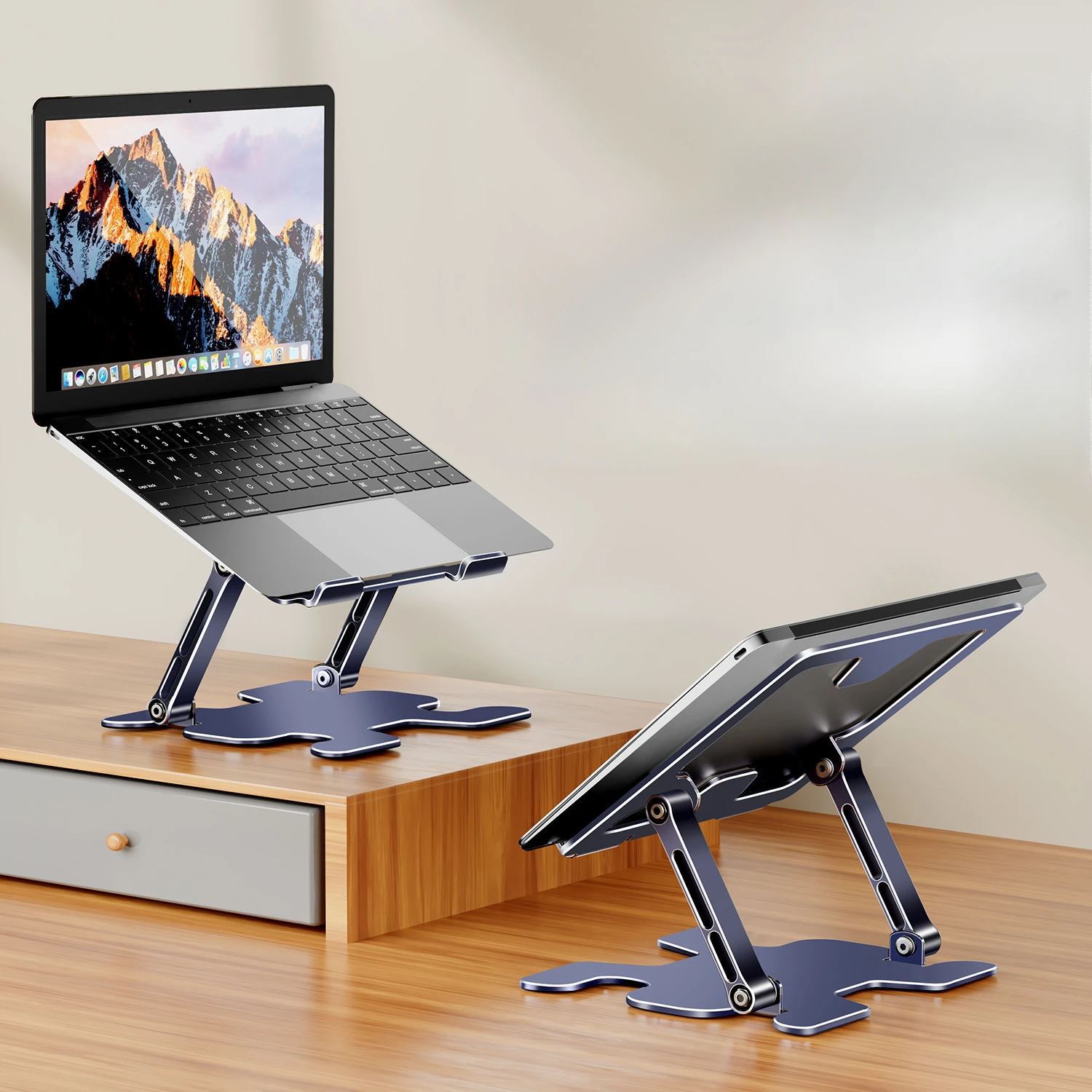 Складная подставка для ноутбука вращающаяся планшета из алюминиевого сплава