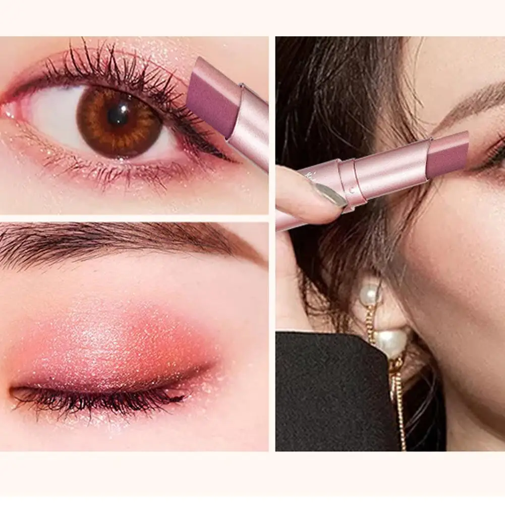 Блестящие оригинальные тени для век карандаш мерцающий оттенок ручка макияжа 2