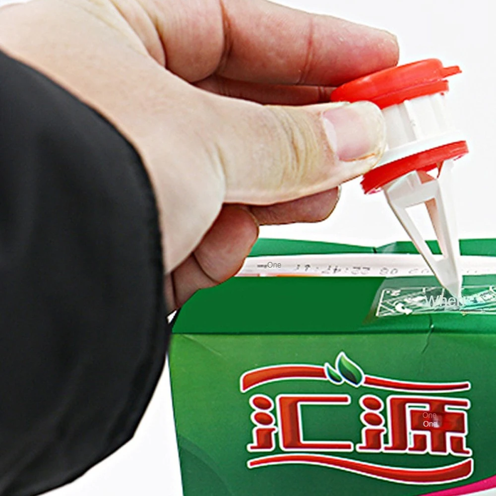 

Creative Deflector With Cover Anti-spray Seal Beverage Backflow Device Beverage Extension Mouth Boxed Beverage Deflector
