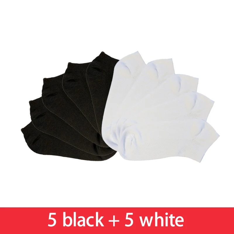 Летние однотонные сетчатые женские короткие носки 10 пар/партия | Женская одежда