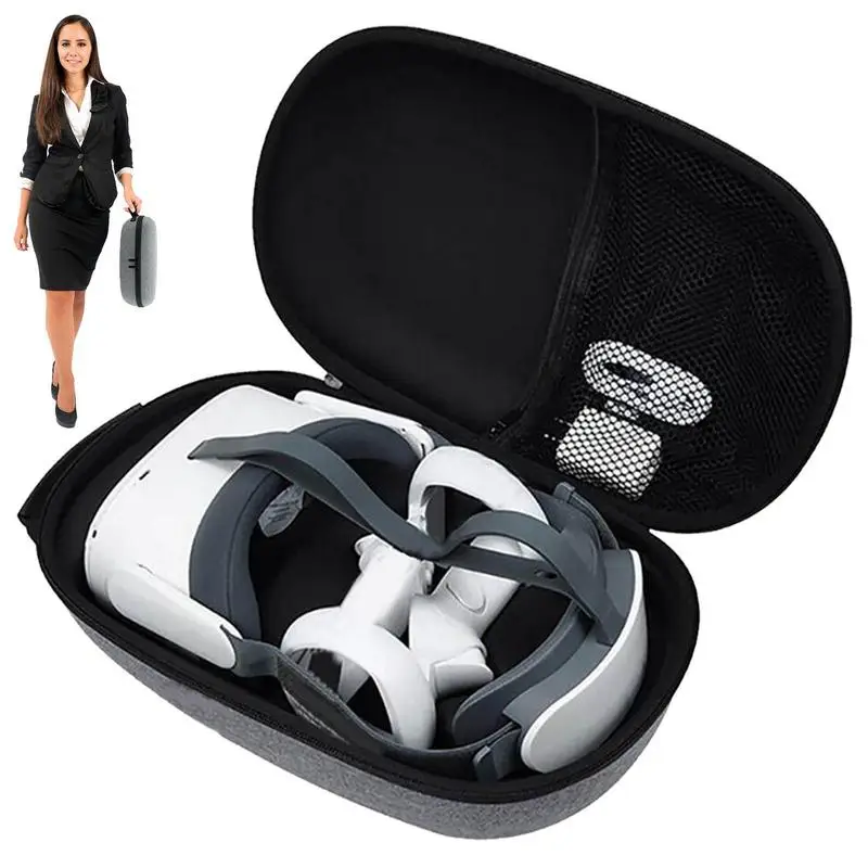 

Портативная сумка для хранения для Pico4 VR чехол, дорожная портативная Фотосумка, водонепроницаемая, Пыленепроницаемая, Противоударная коробка для аксессуаров Pico4 Pro VR