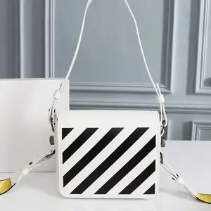 Off-White, Bags, Offwhite Offwhite Clip Binder Mini Bag Blue Pink Strap  With Card Holder