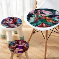 bandai one piece boa hancock art chair cushion soft office car seat comfort breathable 45x45cm sofa decor tatami