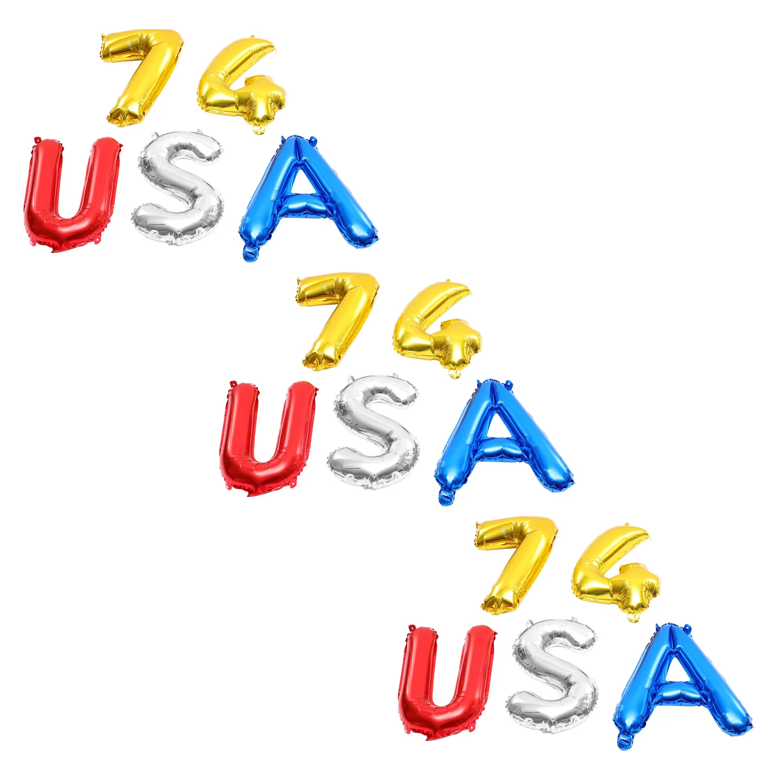 

15pcs Fourth of July Balloons Party Scene Layout Balloons Decorative Balloons