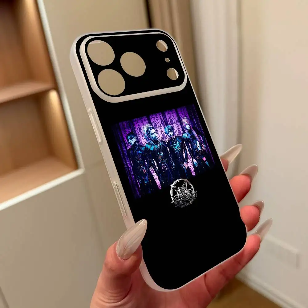 Фото Магнитный матовый полупрозрачный мягкий чехол J-Jiluka D-DeViLs для MagSafe Shell iPhone 11 15 17 16 12 14 13 Pro Max №2