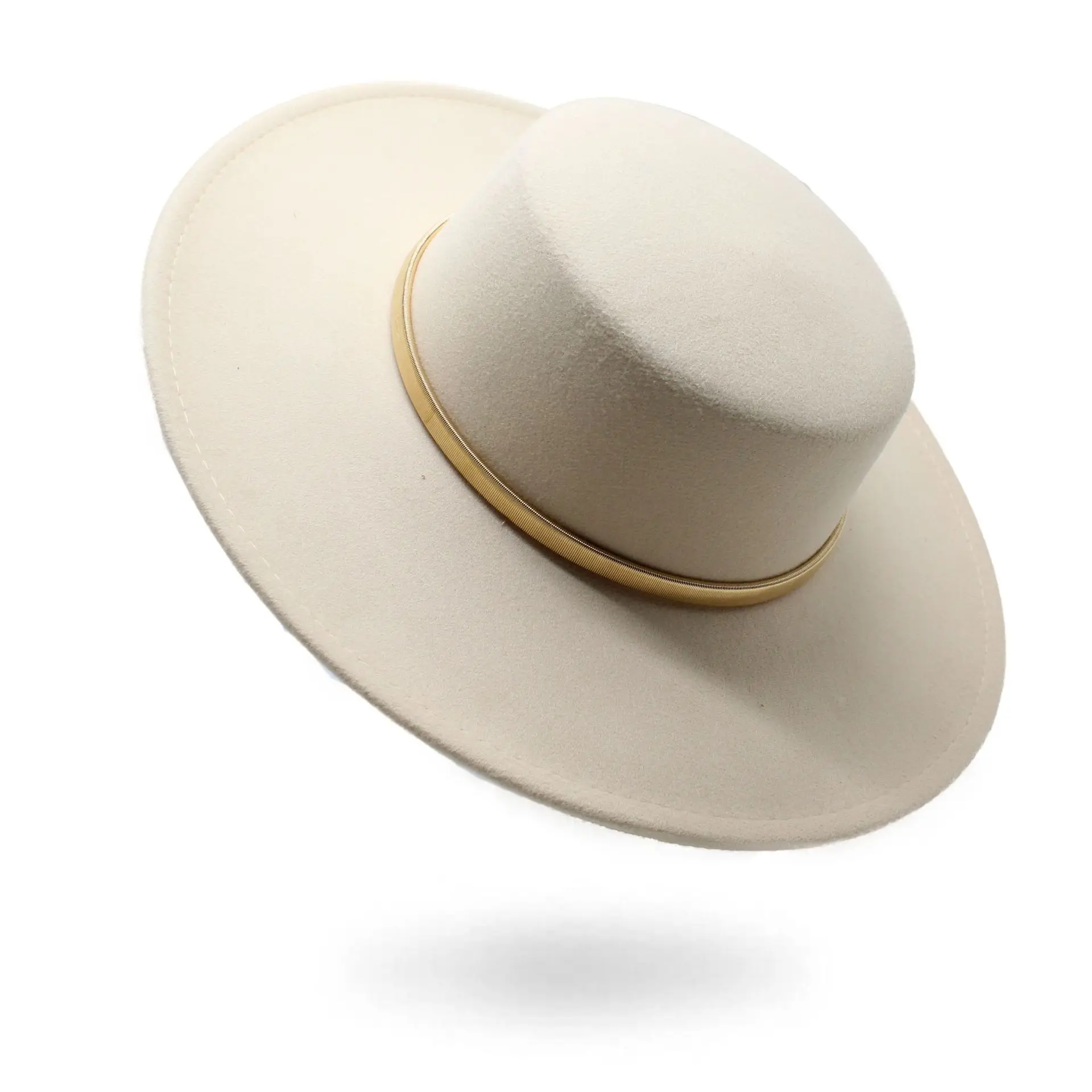 

spring autumn fashion Women's cap hats designer wide brim headgear Men's hat chapel beach elegant Wedding picture warm panama